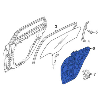 Hyundai OE - Rear Left Door Panel Carrier