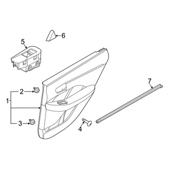 Hyundai OE - Rear Door - Interior Trim
