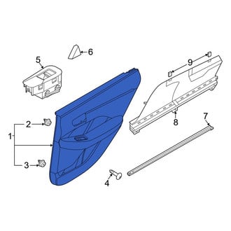 Hyundai OE - Rear Left Outer Door Outer Panel