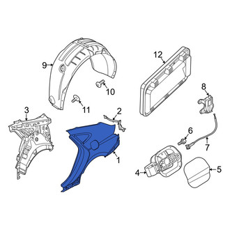 Hyundai OE - Rear Right Outer Quarter Panel