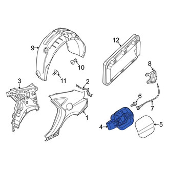 Hyundai OE - Rear Fuel Filler Housing