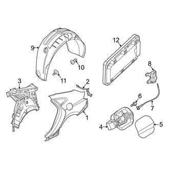 Hyundai OE - Quarter Panel & Components (Hybrid Blue / Hybrid Limited / Hybrid SEL)