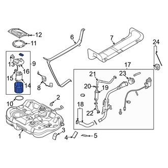 Hyundai OE - Fuel Pump and Strainer Set