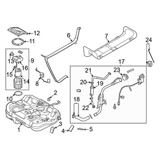 Hyundai OE - Fuel System Components