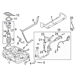 Hyundai OE - Fuel Tank Pressure Sensor