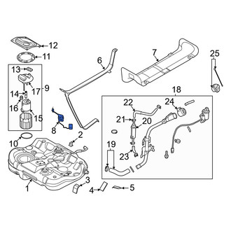 Hyundai OE - Fuel Sender and Hanger Assembly