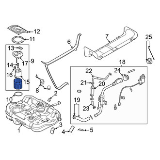 Hyundai OE - Fuel Pump and Strainer Set