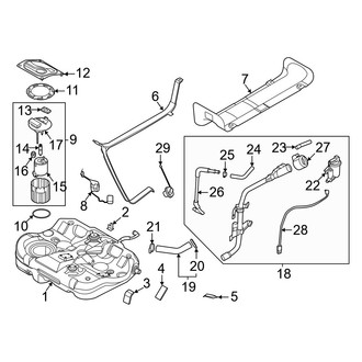 Hyundai OE - Fuel System Components