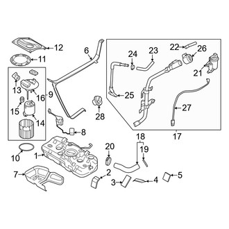 Hyundai OE - Fuel System Components (2.0L)