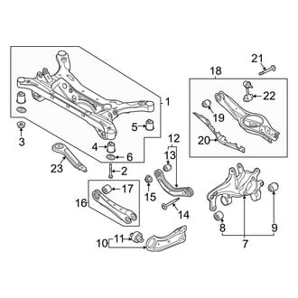 Hyundai OE - Rear Suspension - Suspension Components
