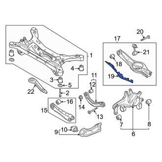 Hyundai OE - Rear Left Suspension Control Arm Cover