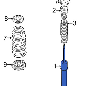 Hyundai OE - Rear Suspension Shock Absorber