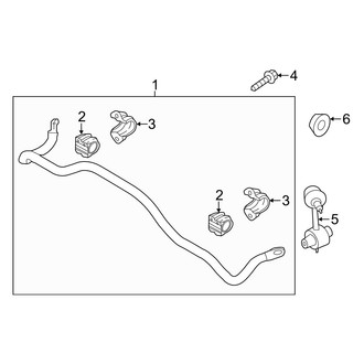 Hyundai OE - Rear Suspension - Stabilizer Bar & Components (SEL AWD)
