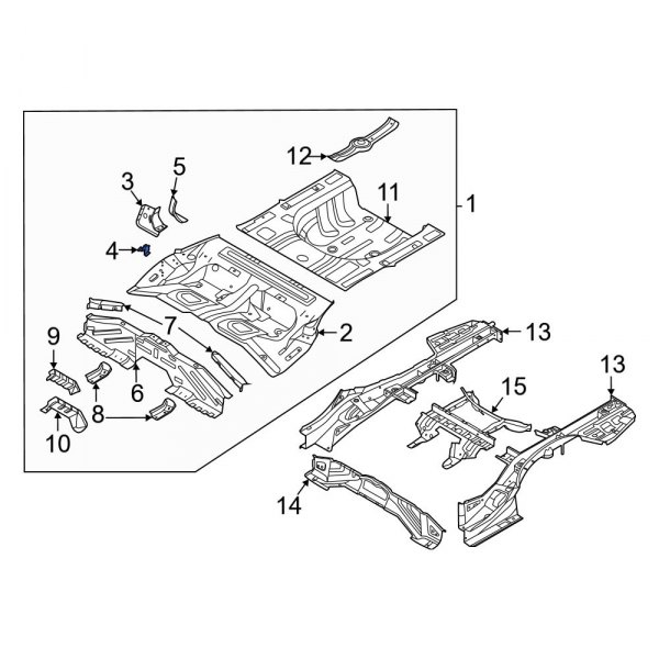 Floor Pan Bracket