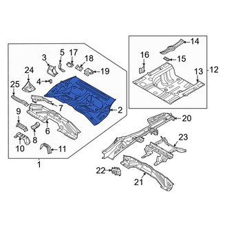 Hyundai OE - Rear Forward Floor Pan