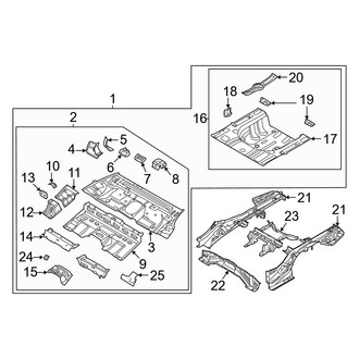 Hyundai OE - Rear Forward Floor Pan