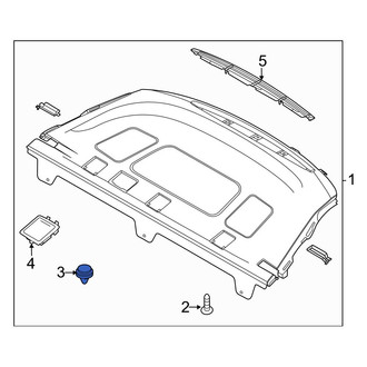 Hyundai OE - Package Tray Trim Clip