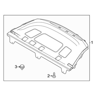 Hyundai OE - Rear Body & Floor - Package Shelf Trim (Hybrid Limited / Hybrid SEL)