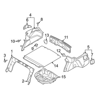 Hyundai OE - Rear Body & Floor - Interior Trim (Korea Built), (N Line / SEL)