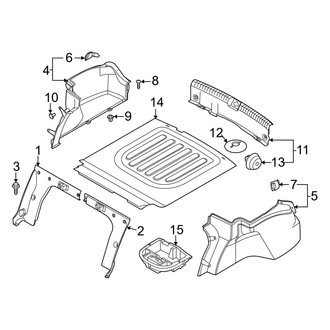 Hyundai OE - Rear Body & Floor - Interior Trim (Hybrid Blue / Hybrid Limited / Hybrid SEL)