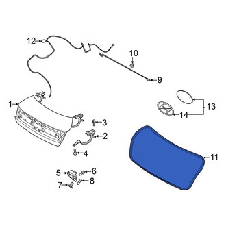Hyundai OE - Rear Deck Lid Seal
