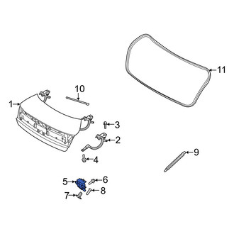 Hyundai OE - Rear Deck Lid Latch