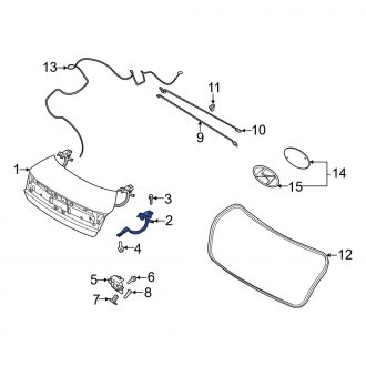 Hyundai Sonata Trunk & Tailgate Hinges — CARID.com