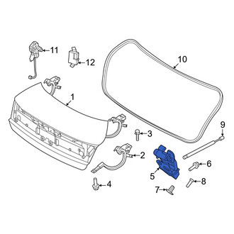 Hyundai OE - Rear Deck Lid Latch