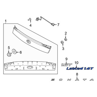 Hyundai OE - Rear Deck Lid Emblem