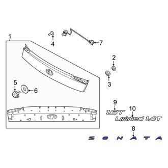 Hyundai OE - Rear Deck Lid Emblem