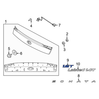 Hyundai OE - Rear Deck Lid Emblem