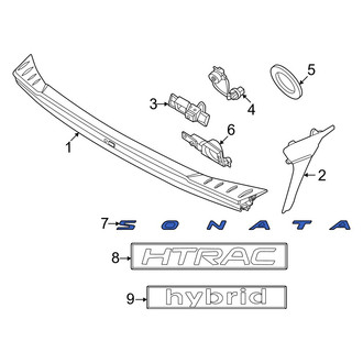 Hyundai OE - Rear Deck Lid Emblem