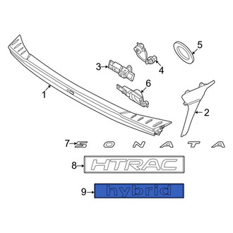 Hyundai OE - Rear Deck Lid Emblem