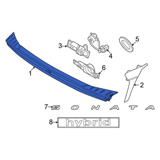 Hyundai OE - Rear Deck Lid Finish Panel
