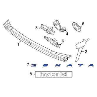 Hyundai OE - Rear Deck Lid Emblem