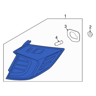 Hyundai OE - Rear Right Outer Tail Light Assembly
