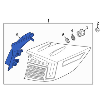 Hyundai OE - Rear Left Tail Light Cover
