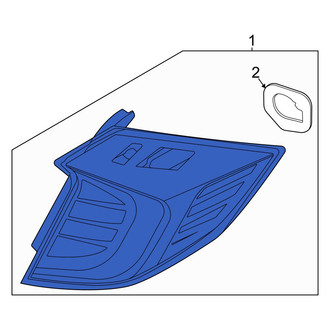 Hyundai OE - Rear Left Outer Tail Light Assembly