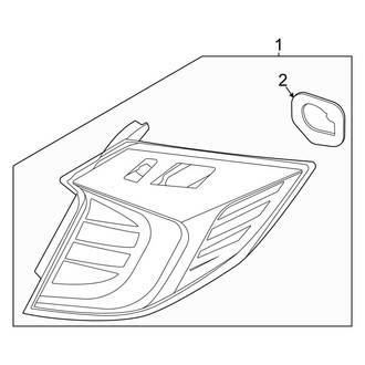 Hyundai OE - Rear Lamps - Tail Lamps (On Quarter, With Led Turn Signal), (Limited)