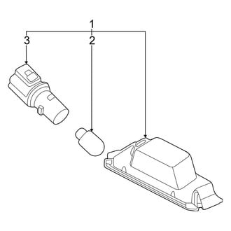Hyundai OE - Rear Lamps - License Lamps (Limited / SE / SEL / SEL Plus)