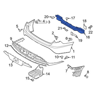 Hyundai OE - Rear Bumper Impact Bar