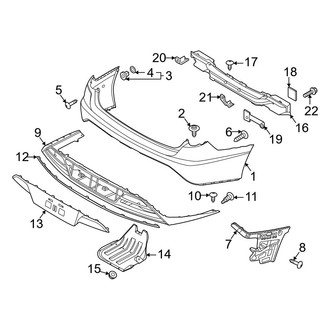 Hyundai OE - Rear Bumper - Bumper & Components (USA Built)