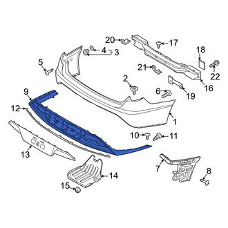 Hyundai OE - Rear Lower Bumper Cover
