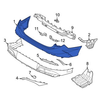 Hyundai OE - Front Upper Bumper Cover