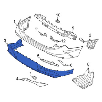 Hyundai OE - Rear Lower Bumper Cover