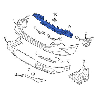 Hyundai OE - Rear Bumper Impact Bar