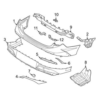 Hyundai OE - Rear Bumper - Bumper & Components