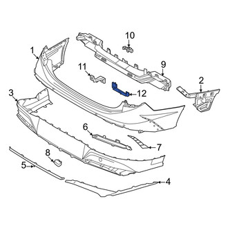 Hyundai OE - Bumper Impact Bar Brace