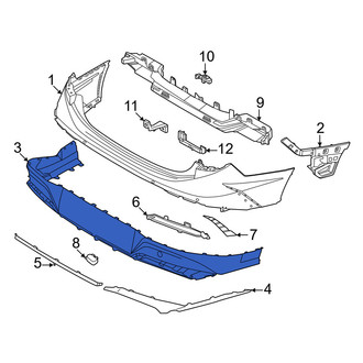 Hyundai OE - Rear Lower Bumper Cover