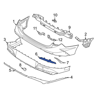 Hyundai OE - Rear Right Reflector Panel